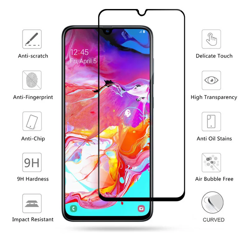 2 в 1 для Samsung Galaxy A50 2019 Защитная пленка объектива камеры защитное закаленное