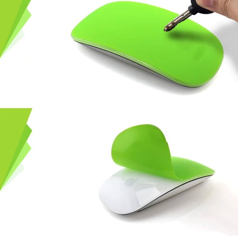 Ультра тонкий 1 шт карамельный цвет чехол для Apple Magic mouse прочная силиконовая Мягкая кожа Пылезащитная пленка для Magic mouse
