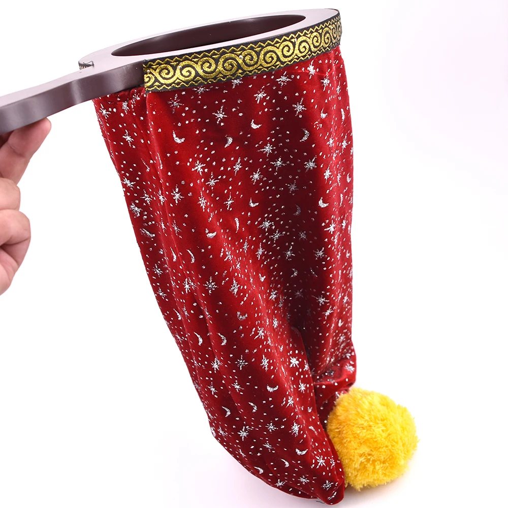 Large Size Change Bag Repeat Zipper (Stars and Moon pattern) Magic Tricks Funny Stage Appearing/Vanishing Illusion Gimmick | Игрушки и
