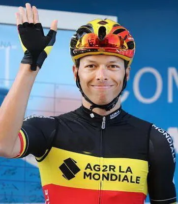 2018 г. AG2R профессиональная команда Бельгии чемпион летний велосипедный жилет без