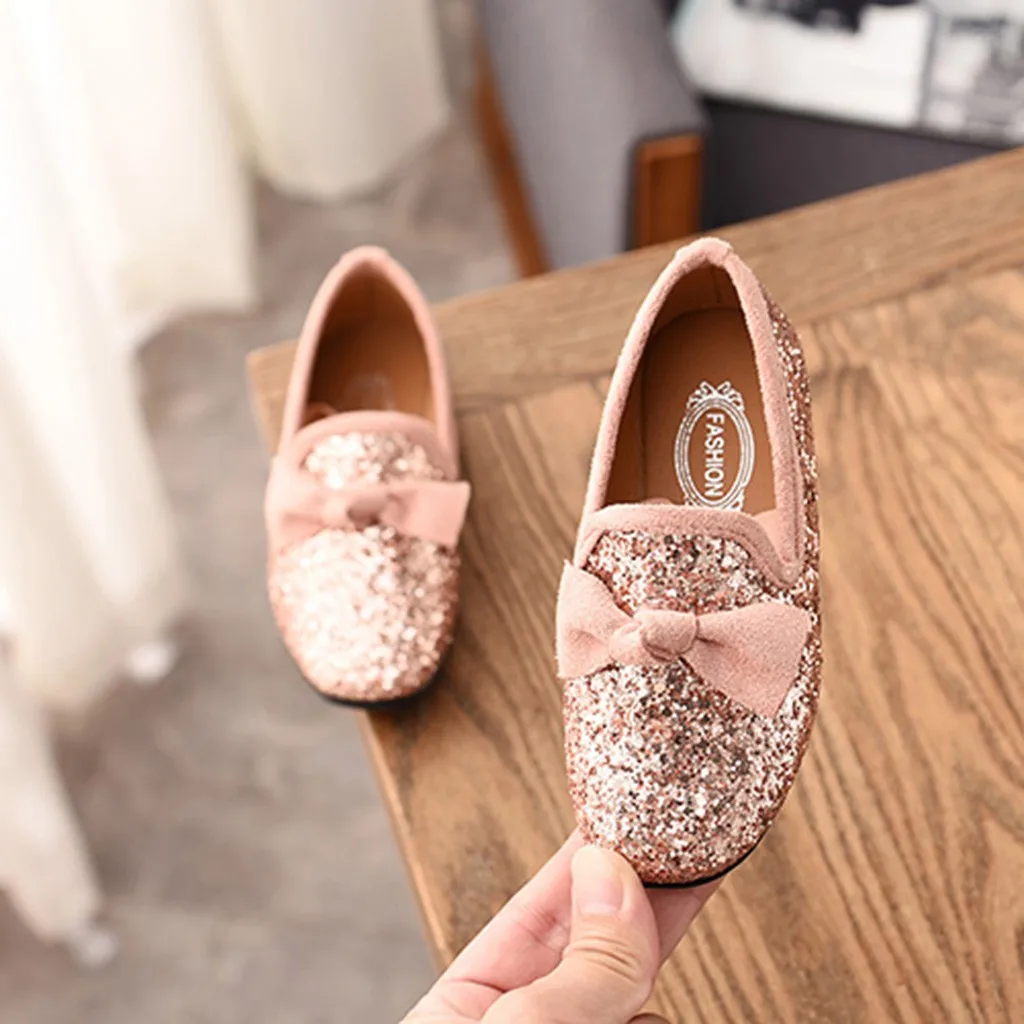 Обувь для девочек в стиле принцессы Новинка осени 2019 тонкие туфли с алмазным