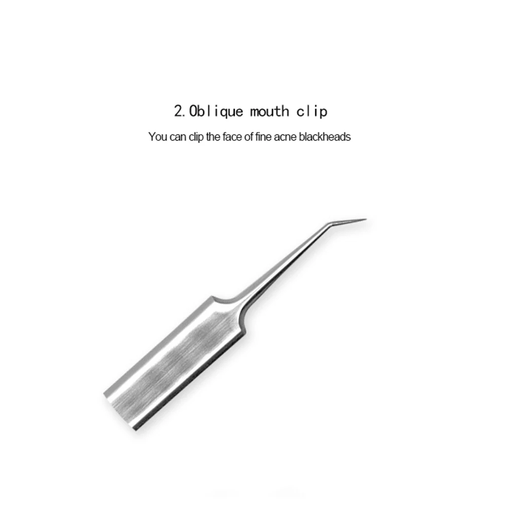 Новые игольчатый Пинцет для прыщей черная голова цыпок острым изгиб Gib голову