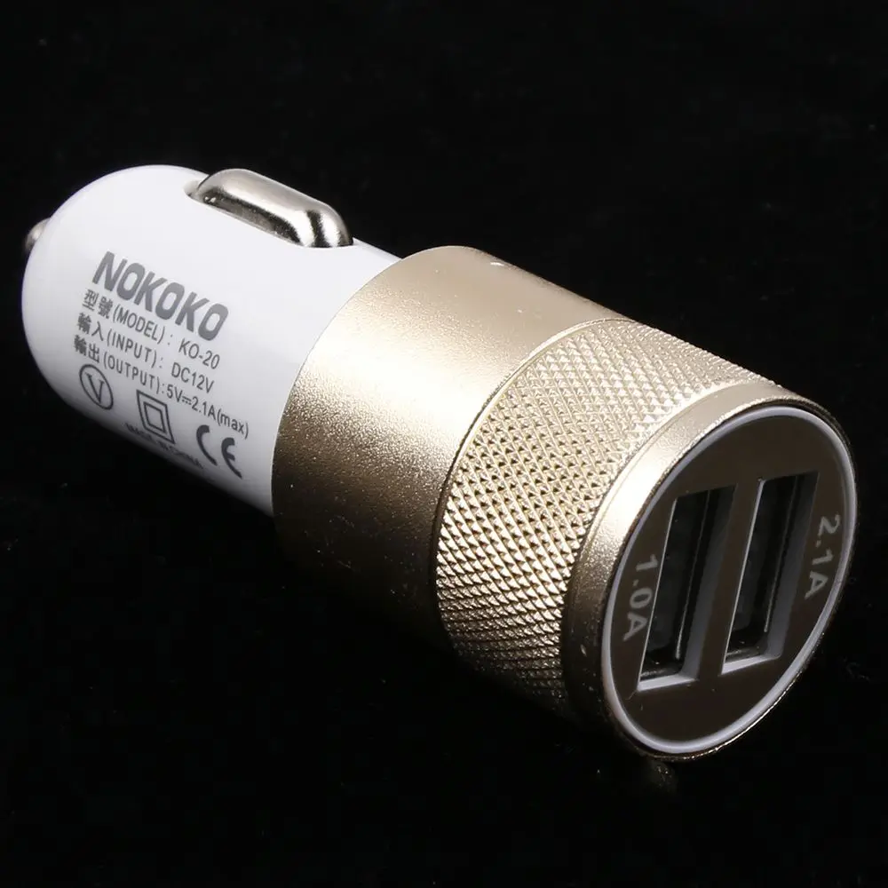 Автомобильное зарядное устройство USB цифровой дорожный адаптер для смартфона