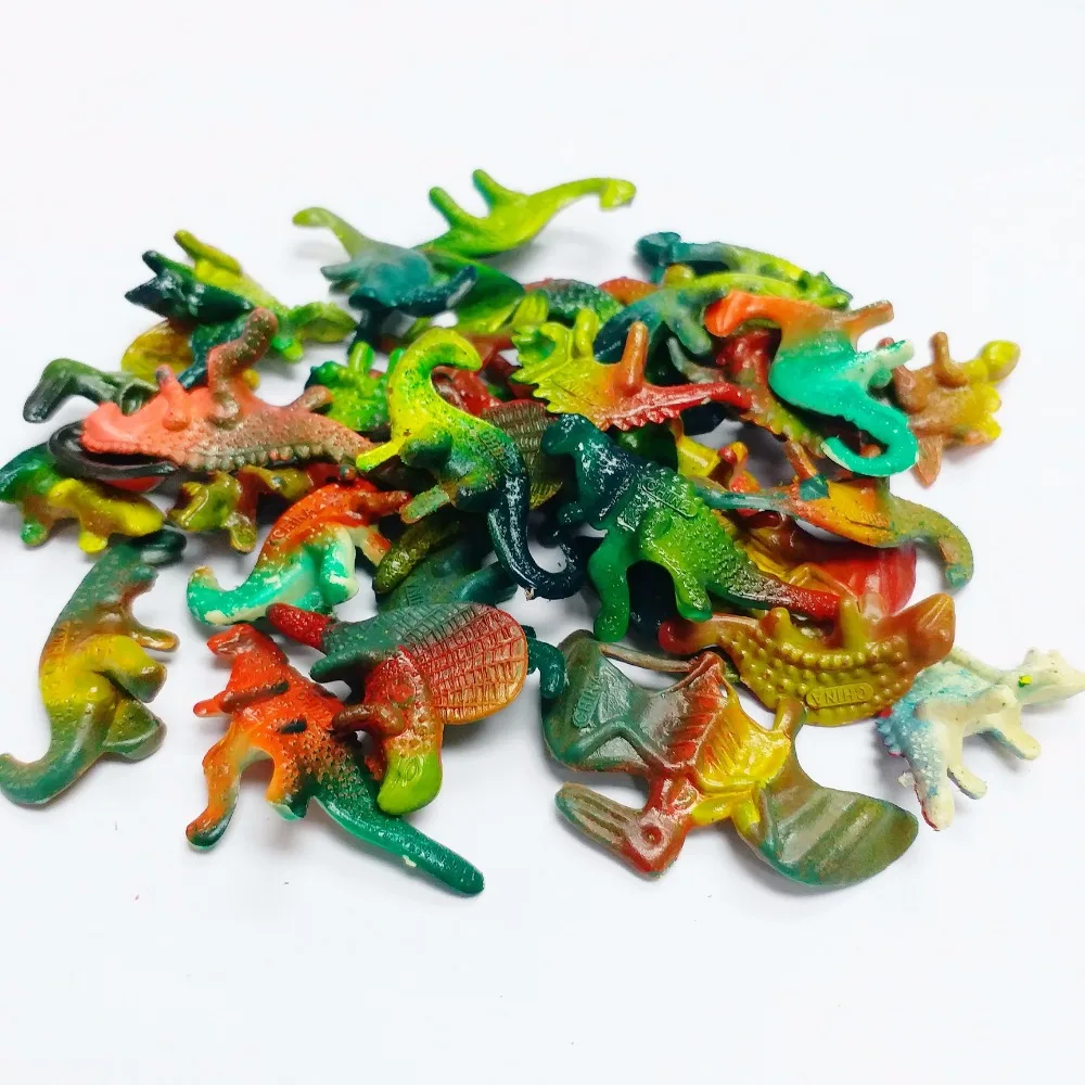 

500X Mini 3-4cm Dinosaurs Boys Kids 577 Favour Pinata Bag Filler LOOT gag Birthday Party Favors Novelty Cake Decoration carnival