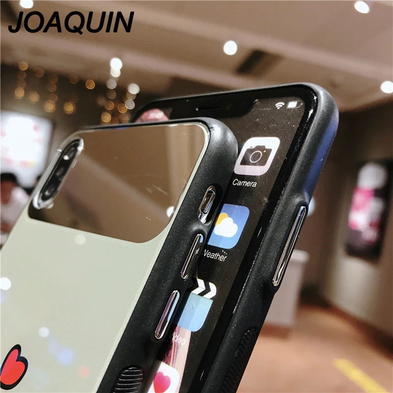 Новинка 2019 стеклянный чехол с зеркальным покрытием для iPhone X XR XS MAX big Pig head