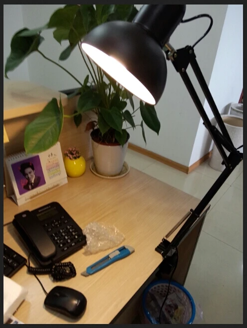 Новая регулируемая настольная лампа с поворотным рычагом студийный дизайн