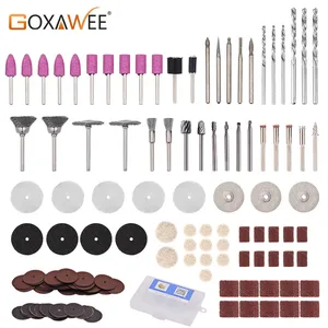 GOXAWEE роторные инструменты, абразивные инструменты для Dremel, электрическая дрель, дерево, металл, гравировка, резка, резьба, полировка, аксессуары