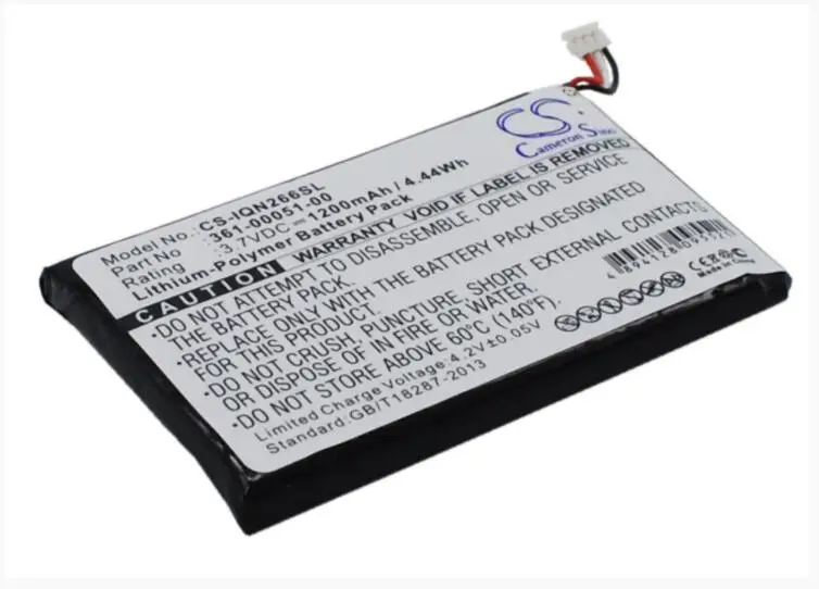 Cameron sino 1200 мА/ч, батарея для GARMIN Nuvi 2460LMT 2660LMT 2669LMT 361-00051-00 361-00051-01 361-00051-02 gps, навигатор Батт