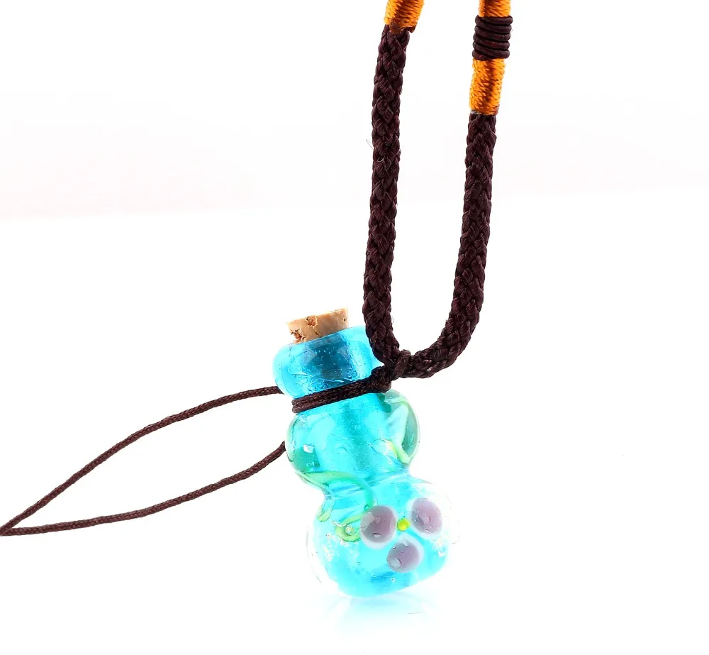 Модное платье с цветочным узором кулон ожерелье Красочный Бусины из стекла