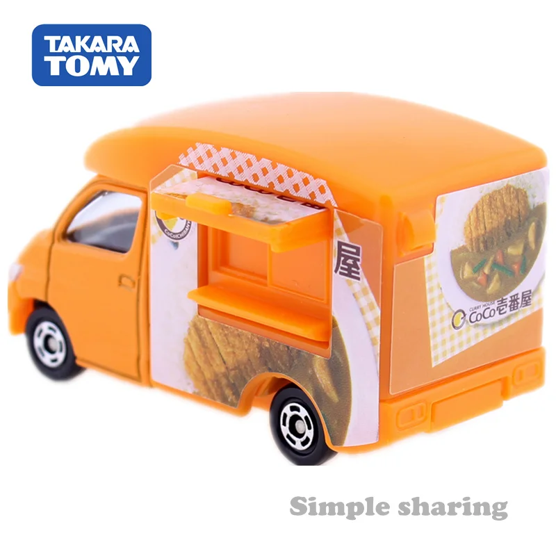 Takara Tomy Tomica No.91 Коко Ichibanya Кухня модель автомобиля комплект 1: 64 Литой миниатюрный