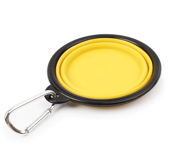 500 шт. силиконовые складные миски для кормления собак|dog water dish|travel bowlfeeding bowl |