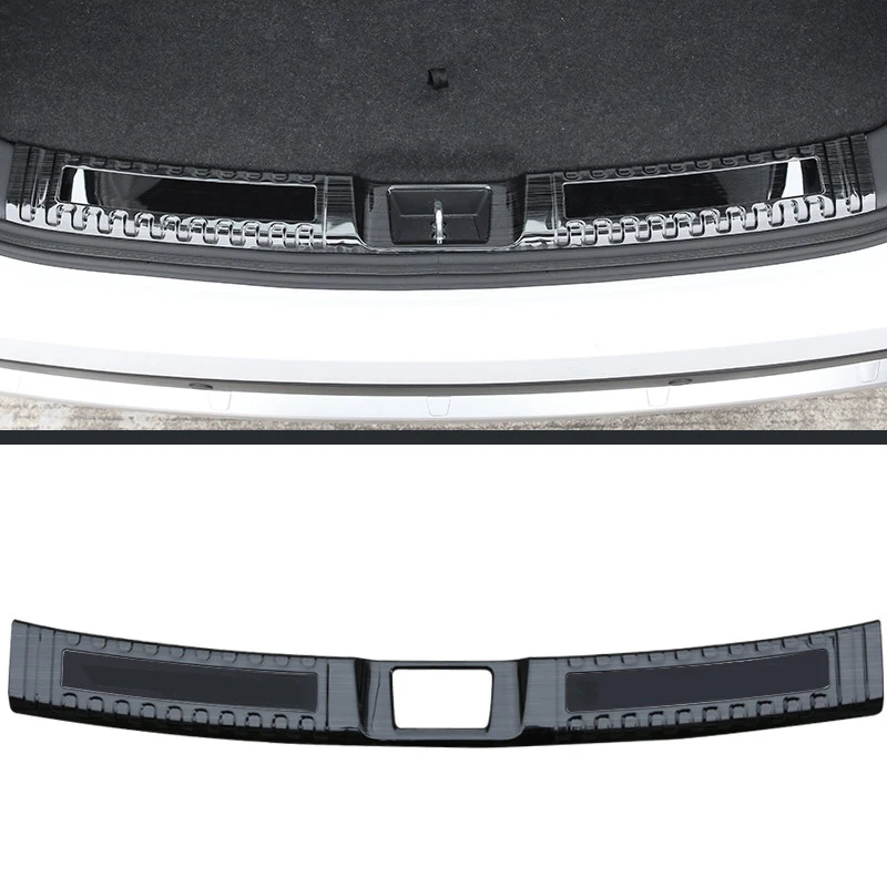 Автомобильный Стайлинг 1 шт. из нержавеющей стали черный внутренний или внешний