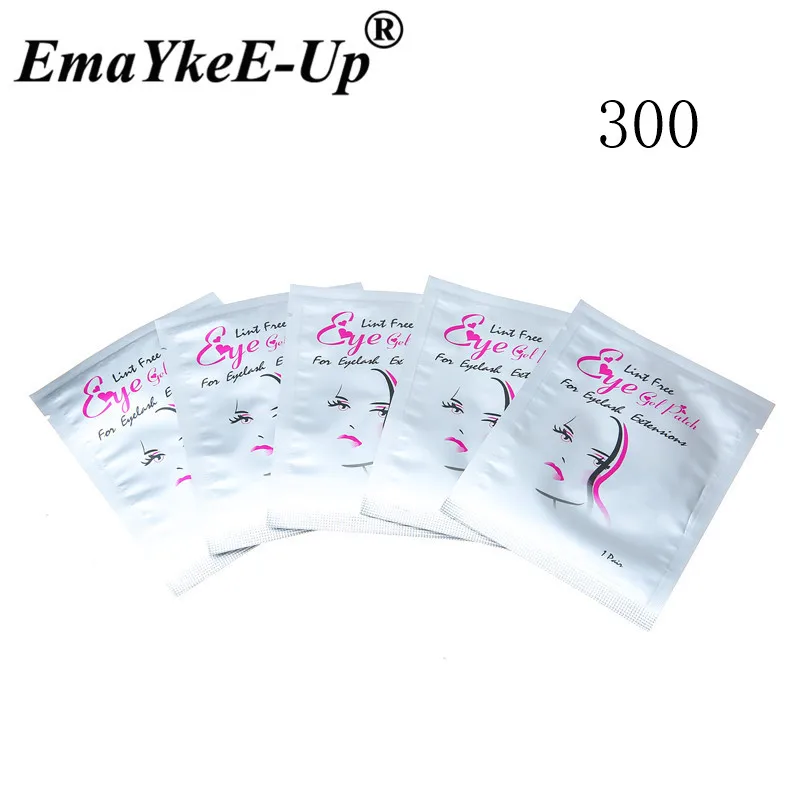 Beauty Girl-300pairs 500 пар, новые бумажные накладки для ресниц под глазами, накладки для ресниц, бумажные накладки для наращивания ресниц, наклейки для глаз, обертывания, инструменты для макияжа - Длина: Beauty Girl-300pairs
