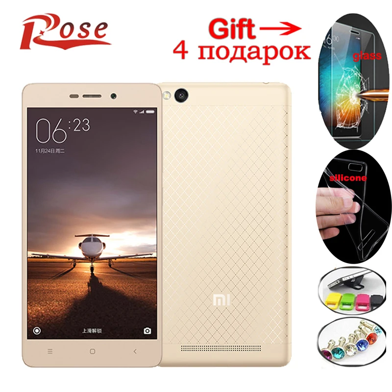 Original Xiaomi Redmi 3 2015811 version Metal Body Mobile Phone Snapdragon 616 Octa Core  FDD LTE  2G RAM 16G ROM 1280X720 13MP