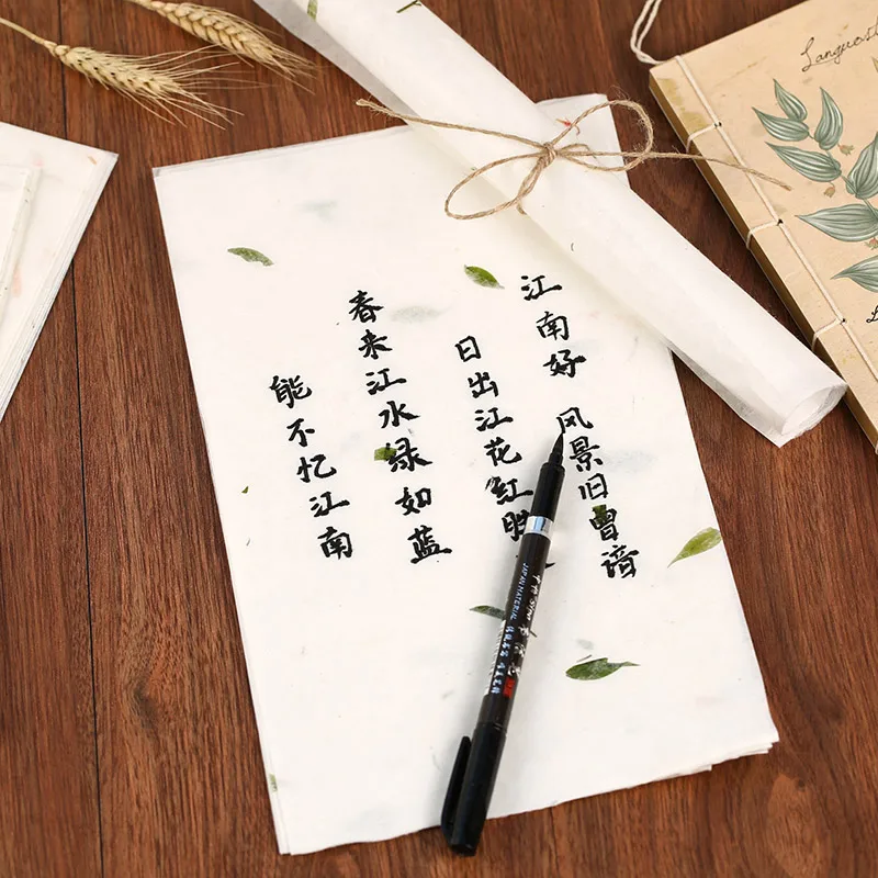 

10 шт./компл. китайская Xuan бумага для рисования каллиграфическая бумага в китайском стиле винтажные буквы Канцтовары