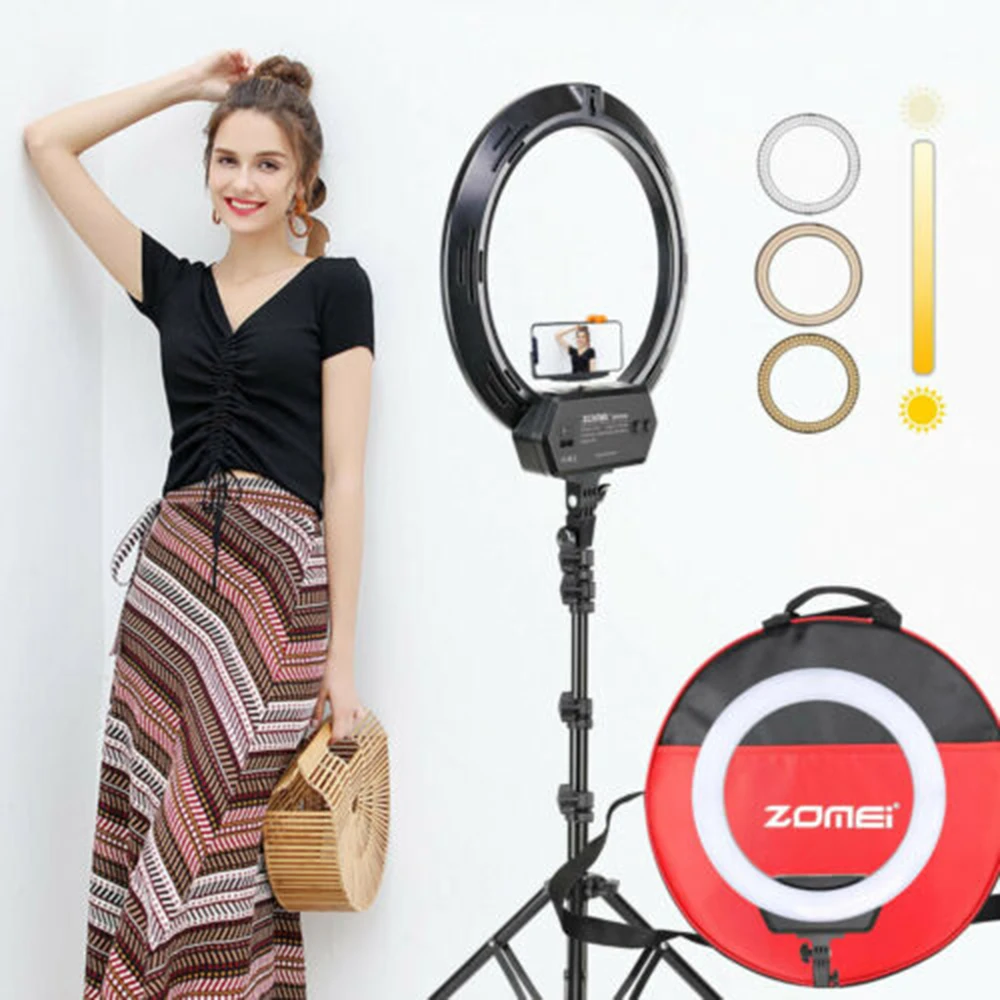 Zomei ZM-16C с регулируемой яркостью для фотографии фотостудии телефона видео 16