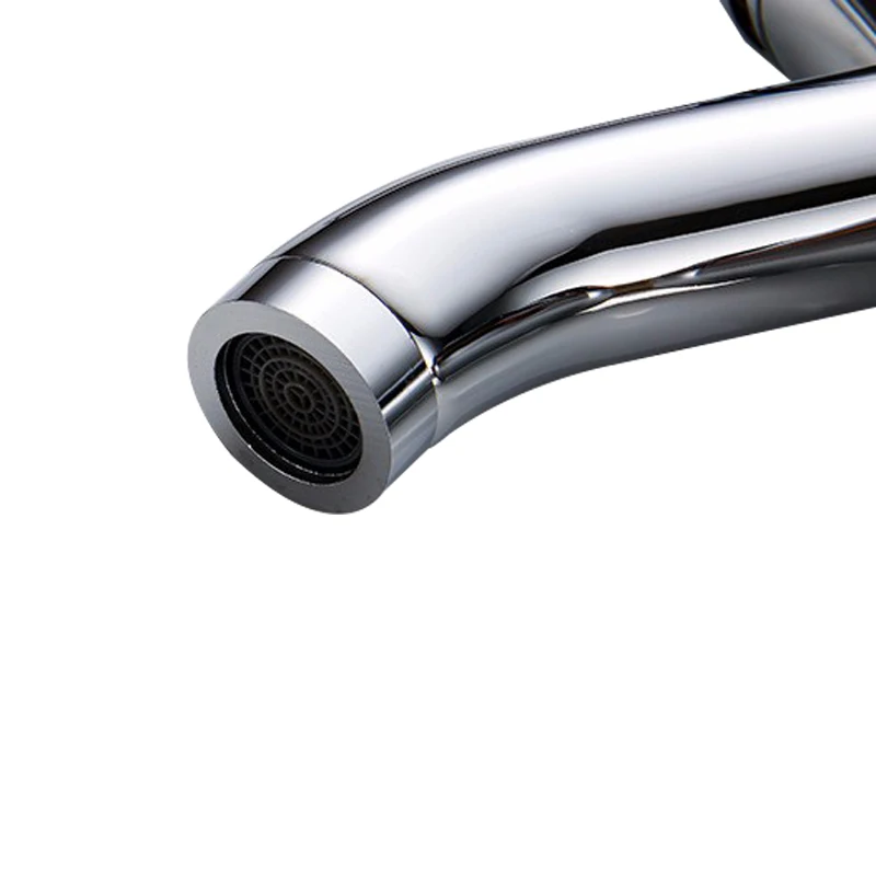 jooe Bathroom Faucets Hot And Cold Mixer Tap Basin Faucet Deck Mounted water chrome sink torneira banheiro robinet | Обустройство