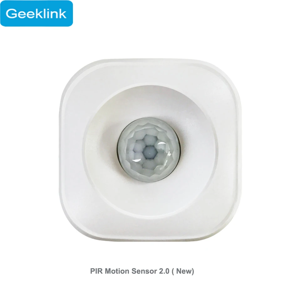 Geeklink Беспроводной Wi-Fi Широкоугольный PIR датчик движения, инфракрасный детектор тела, Противоугонный триггер сигнализации устройство работы w/h Thinker