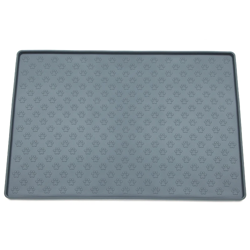 Водонепроницаемый силиконовый коврик для питомцев подставка корма собак и кошек