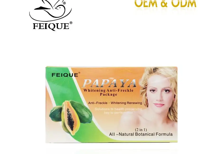 Papaya WHITENINGOR черная кожа для удаления меланина желтые веснушки Пятна CHLOASMA уход за лицом крем DESPECKLE AB набор