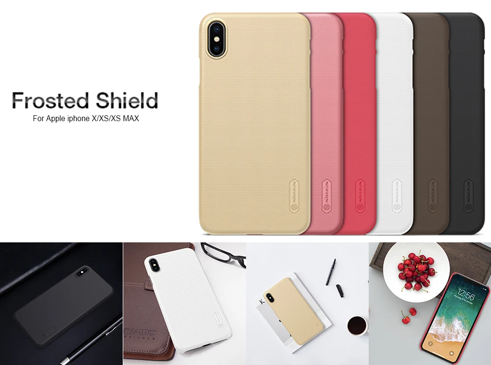 Для iphone 11 Pro max iphone x/xr/xs чехол NILLKIN матовый щит PC твердый пластиковый чехол на заднюю панель чехол для iphone 7/8 plus чехол для телефона