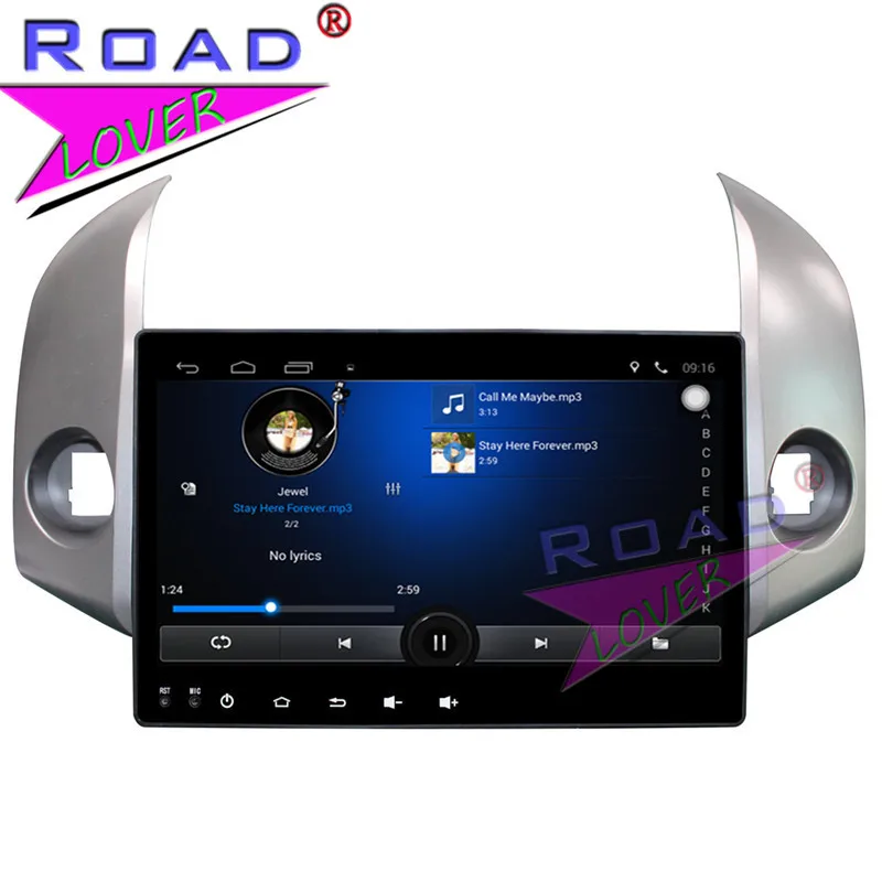 TOPNAVI Android 6.0 2G+32GB 10.1&quot Car PC Head Unit Auto Audio For Toyota RAV4 2009-2012 Stereo GPS Navigation Player NO DVD MP3 |