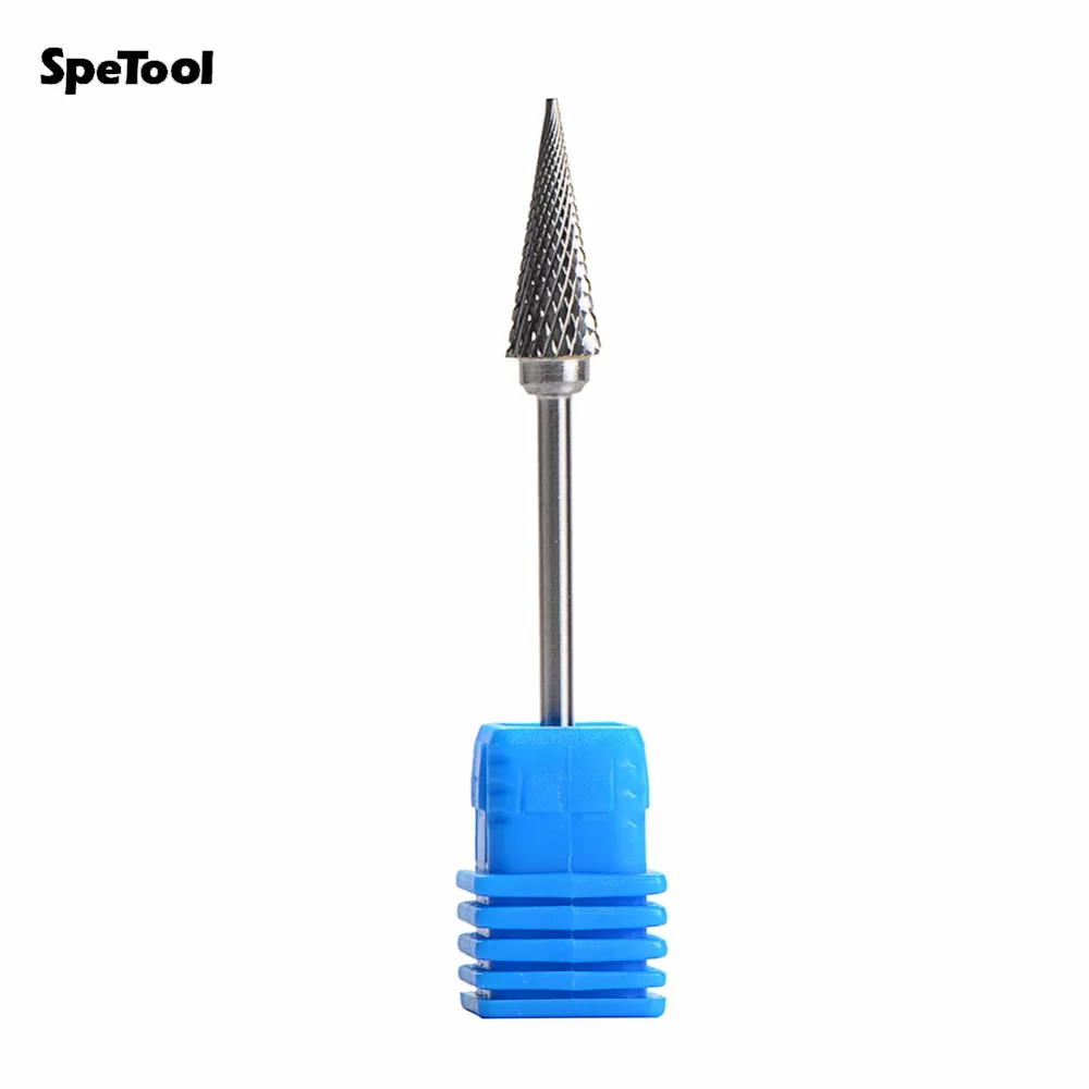 SpeTool Вольфрамовая твердосплавная насадка для ногтей острый кукурузный аксессуар
