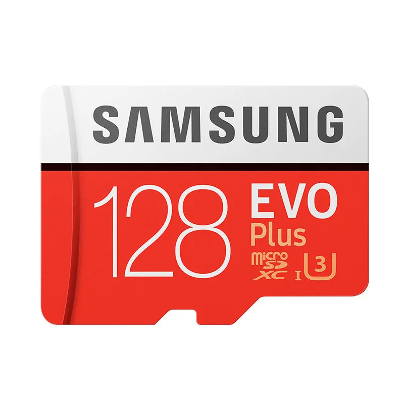 SAMSUNG карты MicroSD 256 GB 128 GB карты памяти 64 Гб 32 GB транс карты флэш-памяти UHS-I U1 U3 class10 SDXC SDHC 4 K HD картао де memoria - Емкость: EVO Plus-128GB