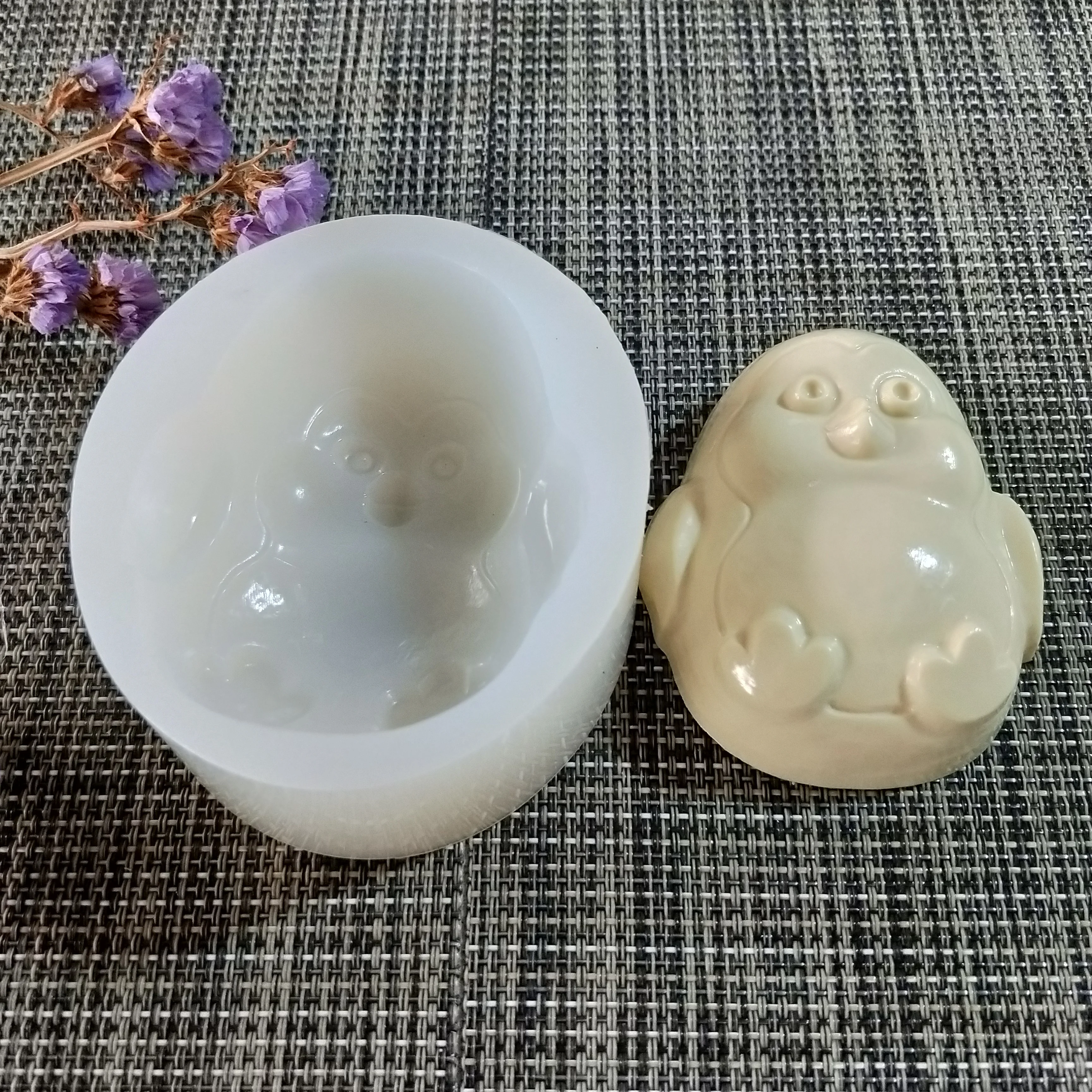 Mol Cute Penguin Baby силиконовая форма для мыла изготовления вручную свечей смола DW0136 PRZY