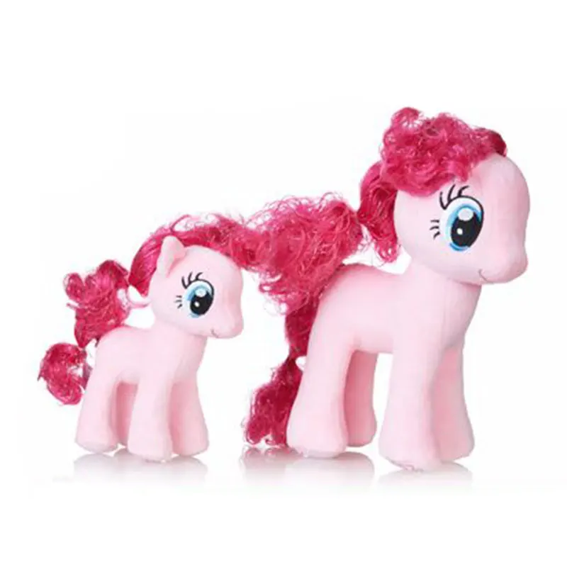 PINKIE PIE Игрушки My Little Pony friendly is Magic Applejack Princess Celestia Twilight Sparkle Pony плюшевые мягкие с наполнением куклы игрушки - Цвет: PINKIE PIE