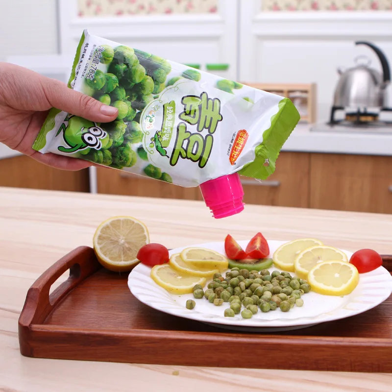 1 шт. Пластик Еда зажимы полиэтиленового пакета Кухня хранения Сохранить мешок