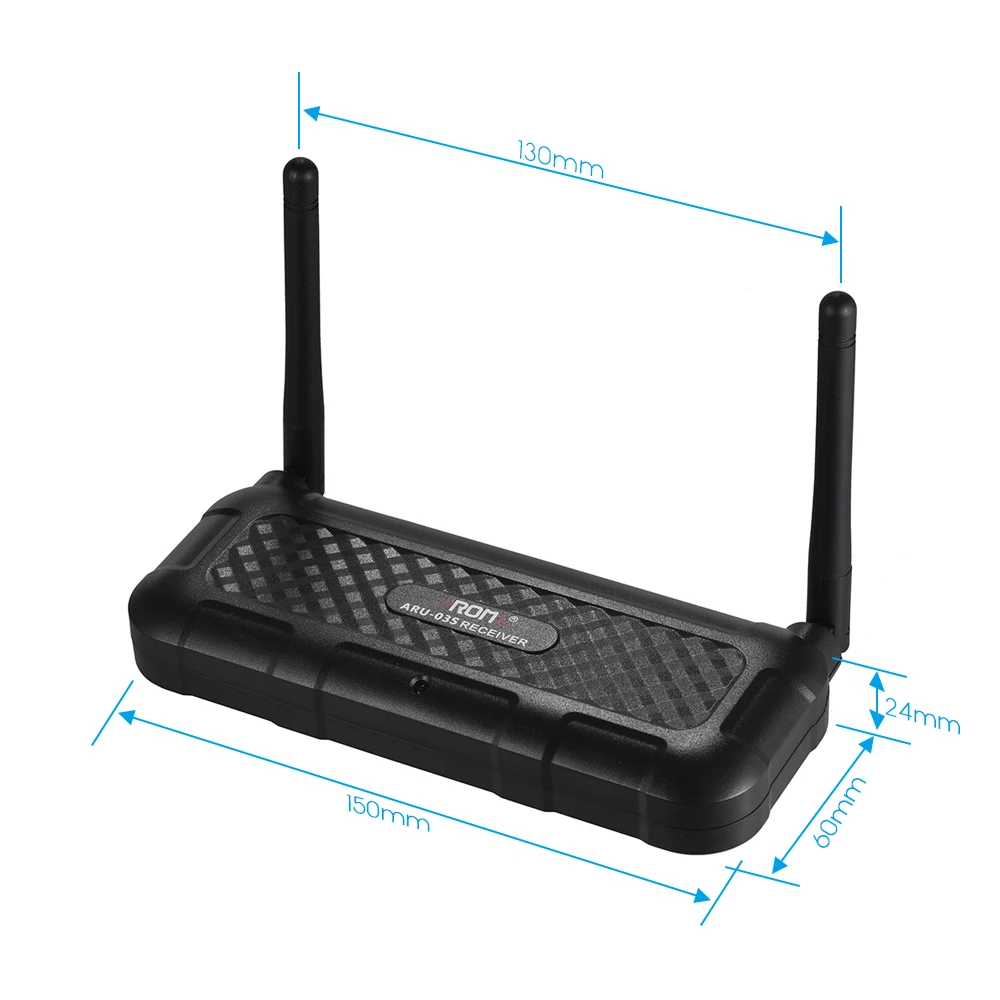 Беспроводная система передачи звука AROMA ARU 03S UHF встроенная батарея диапазон макс.