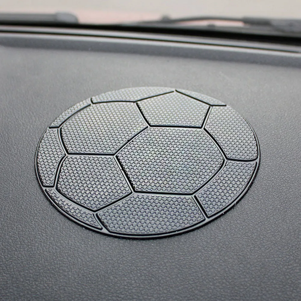 Interior Car Football Shape Anti-Slip Sticky Pad Mat for Phone Silicone Holder |