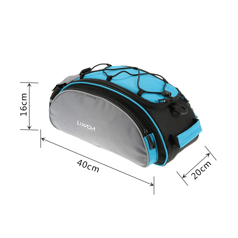 Lixada 13L велосипед заднее сиденье сумка Открытый Велоспорт стойку сиденья