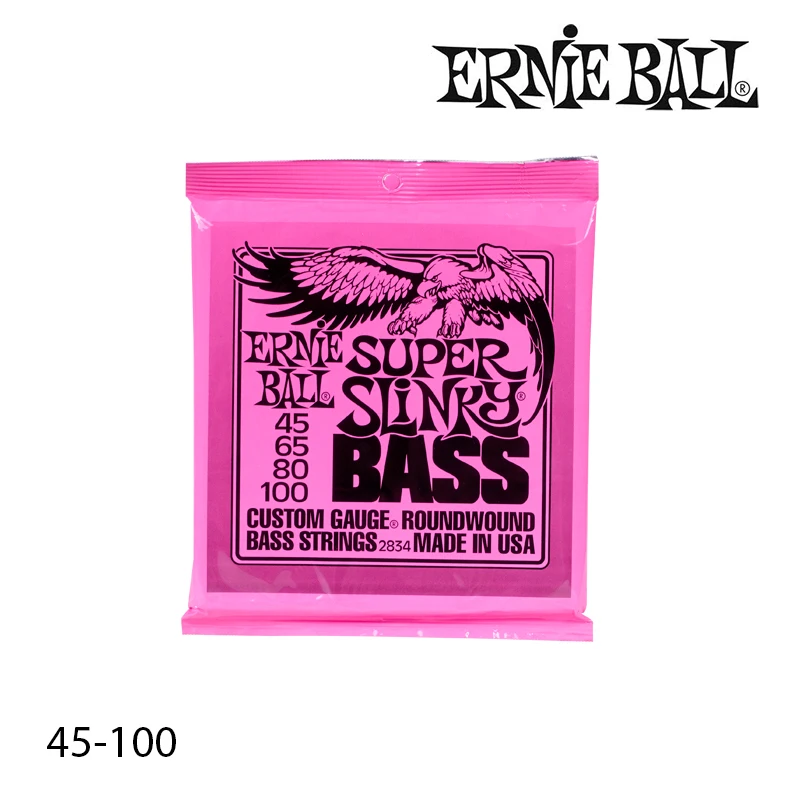Оригинальные резные басовые струны Ernie Ball 2831/2833/2834 Hybrid Slinky с круглыми ранами [для 5