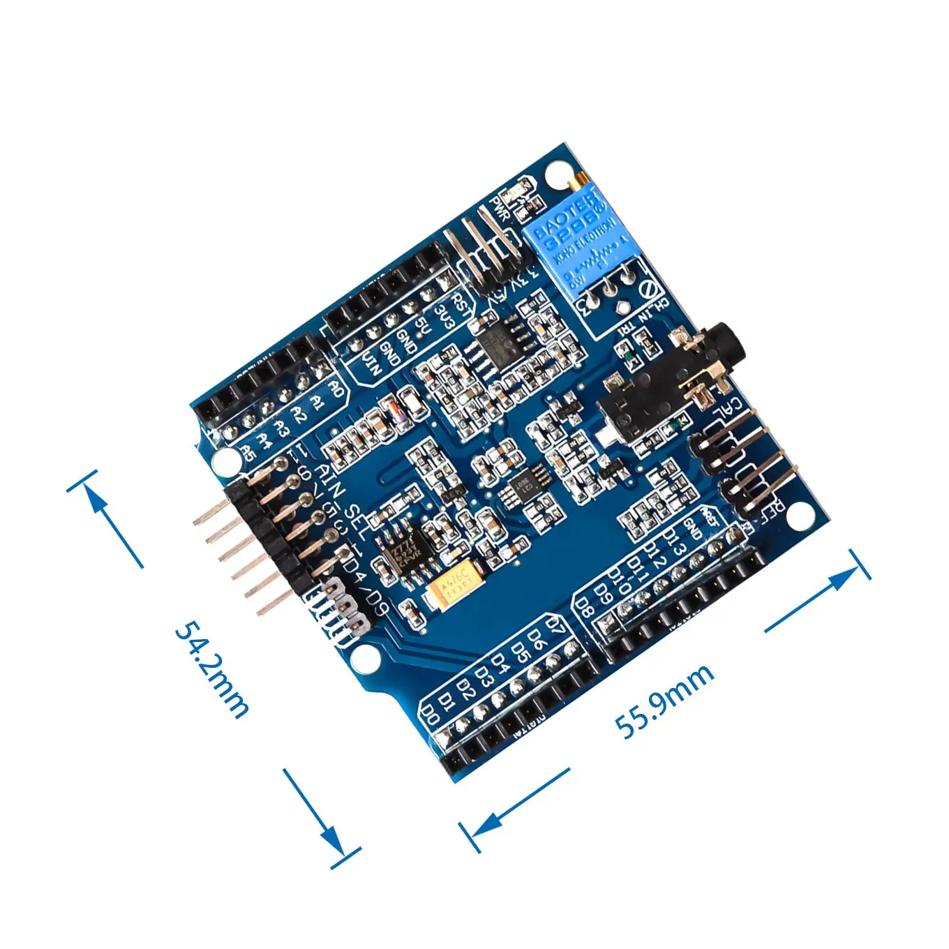 ЭКГ/ЭМГ щит для Arduino с кабелями и электродами|Интегральные схемы| |