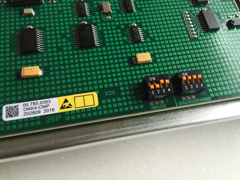 00.785.0353 CP tronic ЖК дисплей с держателем и фотографией для печатного станка Heidelberg