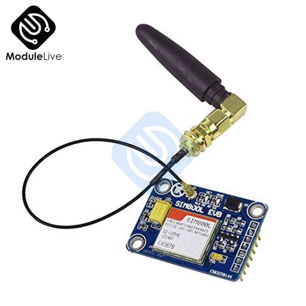 SIM800L V2.0 2 0 V2 5V беспроводной GSM GPRS четырехдиапазонный модуль с антенной кабельный