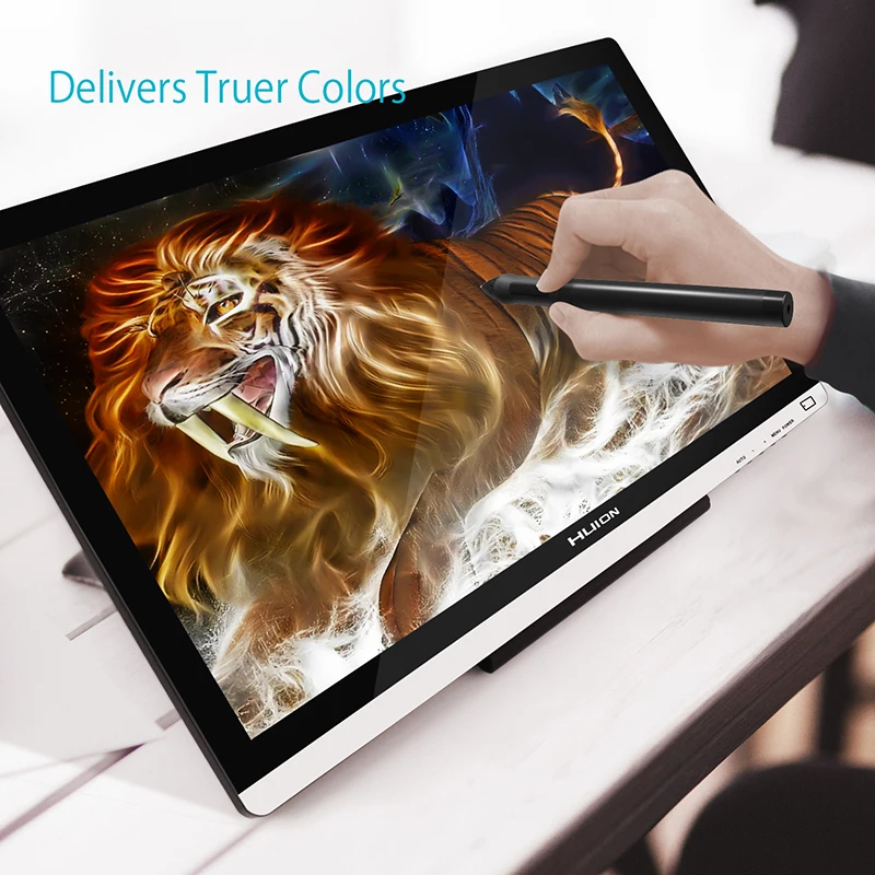 HUION GT-220 V2 21," 8192 уровней графический планшет монитор цифровой планшет монитор ips ЖК-монитор ручка дисплей монитор с подарком