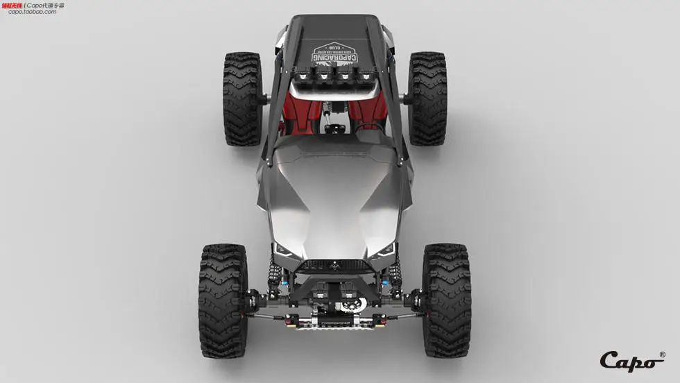 1/10 Масштаб RC Capo ace1 Rock crawler 4x4 грузовик полностью металлический полноприводный