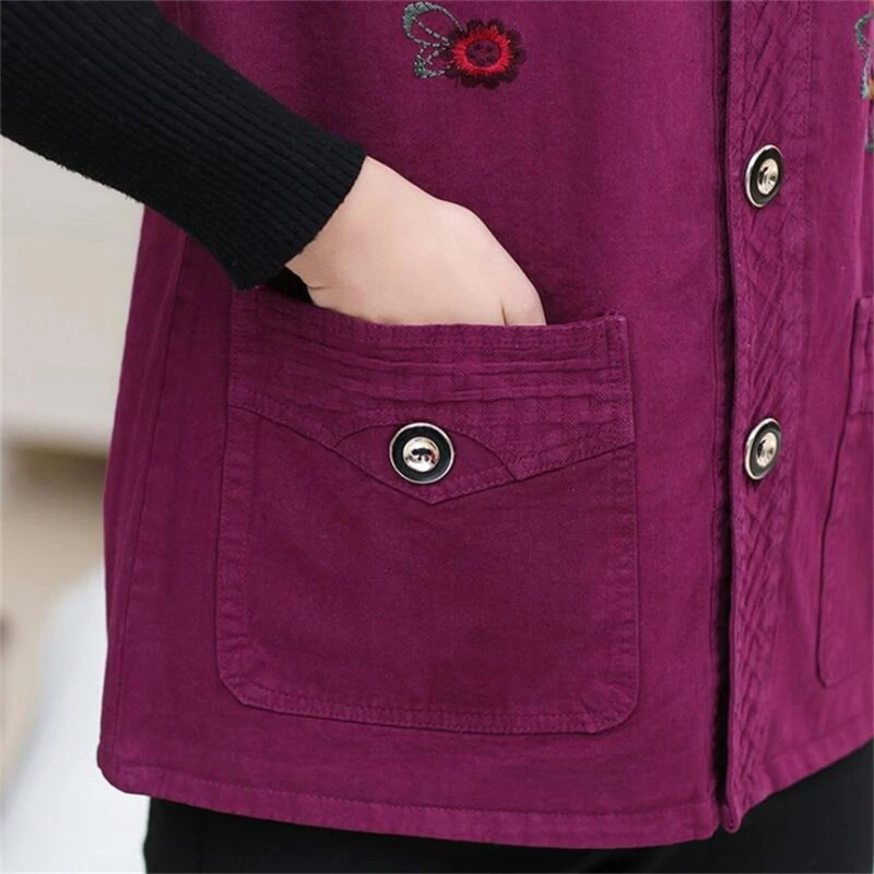 Модный женский жилет на весну и осень новинка куртка без рукавов с цветочной