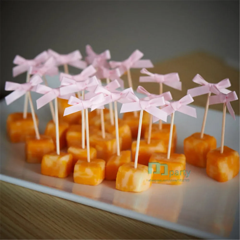 50 шт. Заказные цвета еда выбирает Принцесса Вечерние лук закуска зубочистки Toppers