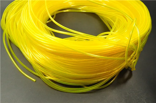 3 фута (1 метр) шланг топливной линии для газового двигателя D5 * d3.5мм желтый цвет