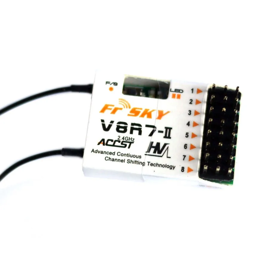 FrSky V8R7-II 2 4G 7-канал под высоким давлением приемник спутникового приемника с ДПФ DJT