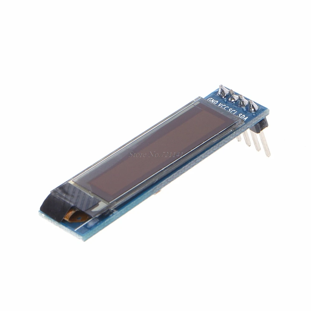 Светодиодный ЖК дисплей 0 91 &quotБелый I2C IIC O 128x32 светодиодный модуль SSD1306 Прямая