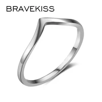 beavekiss initial letter v shaped ring 925 sterling silver chevron rings simple for women fashion jewelry geometric band blr0470