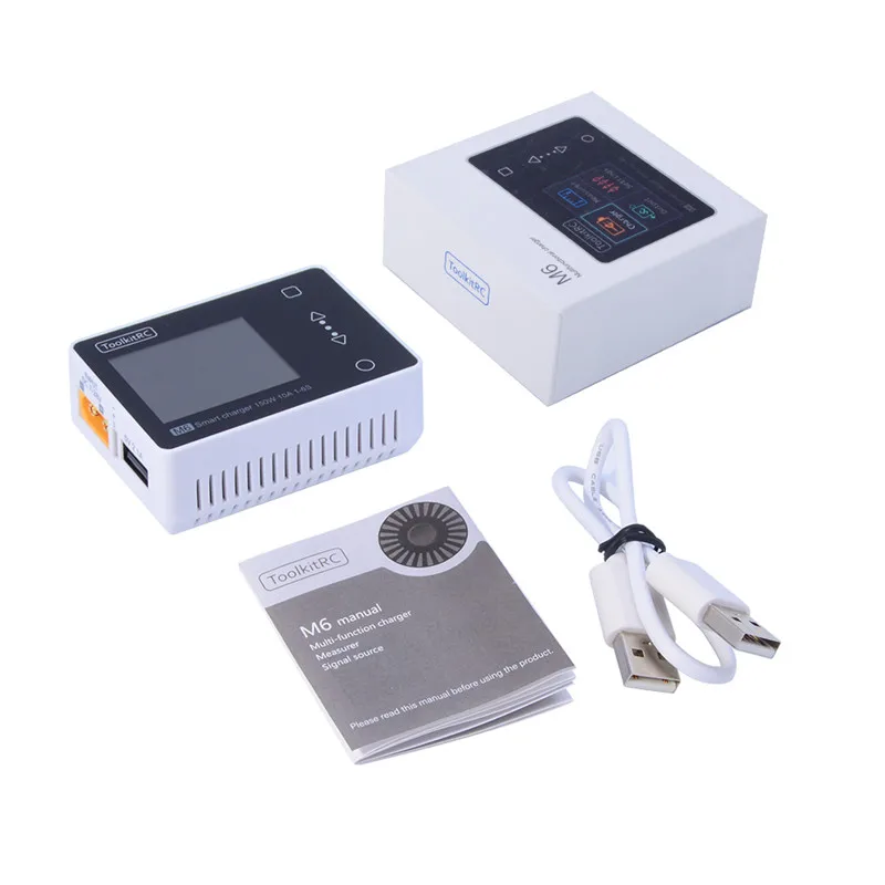 

Зарядное устройство ToolkitRC M6, 150 Вт, 10 А, ЖК-дисплей, 2-6S Lipo