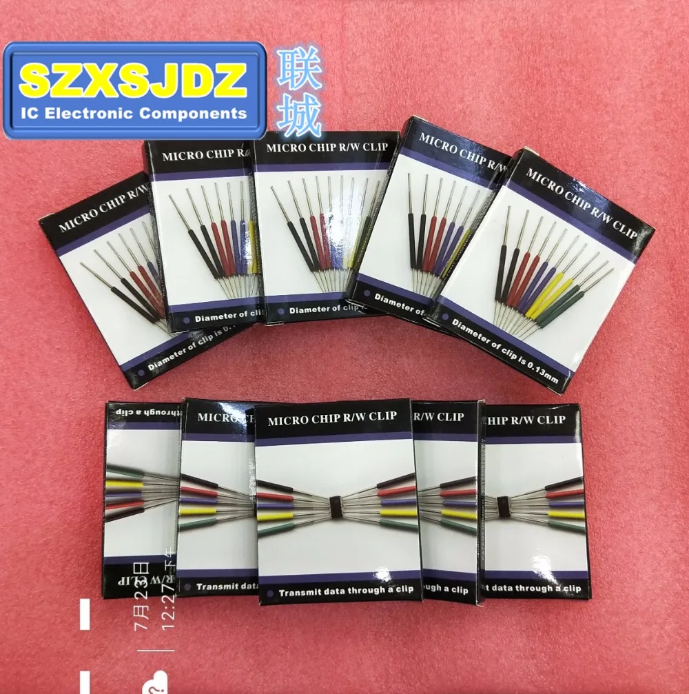 Клипса для чипа DIP mini Chip CLIP 10 шт./компл. SOP/SOIC/TSSOP/TSOP/MSOP/PLCC QFP SMD IC|Соединители| |