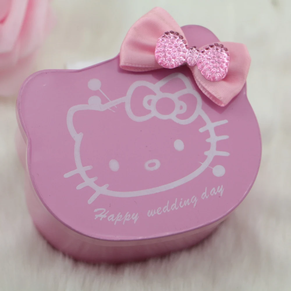 Свадебные украшения KT Cat жестяная тарелка конфетные коробки Hello Kitty форменные