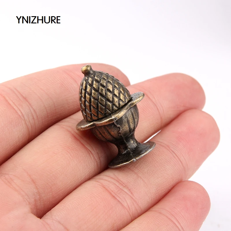 Кухонные ручки Ynizhure 10 шт. 23*30 мм декоративные бронзовые цветные цинковые сплава одно отверстие клубника Мебельная ручка/Потяните/ручка